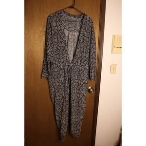 Old Navy Leaf Patterned Jumpsuit